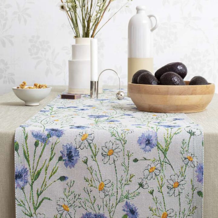 Sommer bordløber 35x80 cm, Multi Ekelund Linneväveri