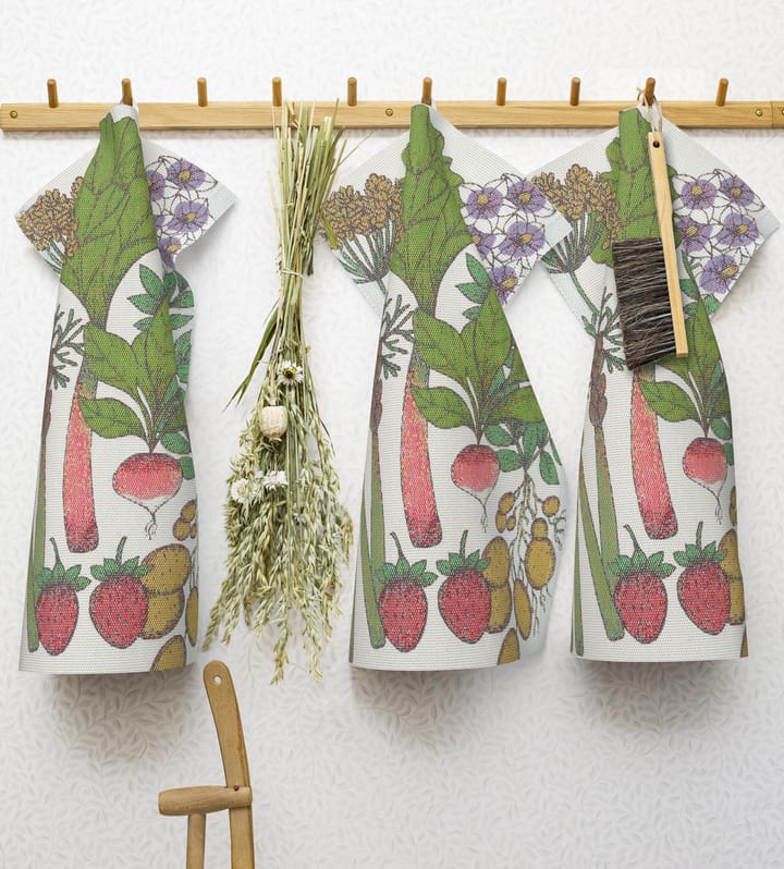 Sommerfornemmelser viskestykke, 40x60 cm Ekelund Linneväveri