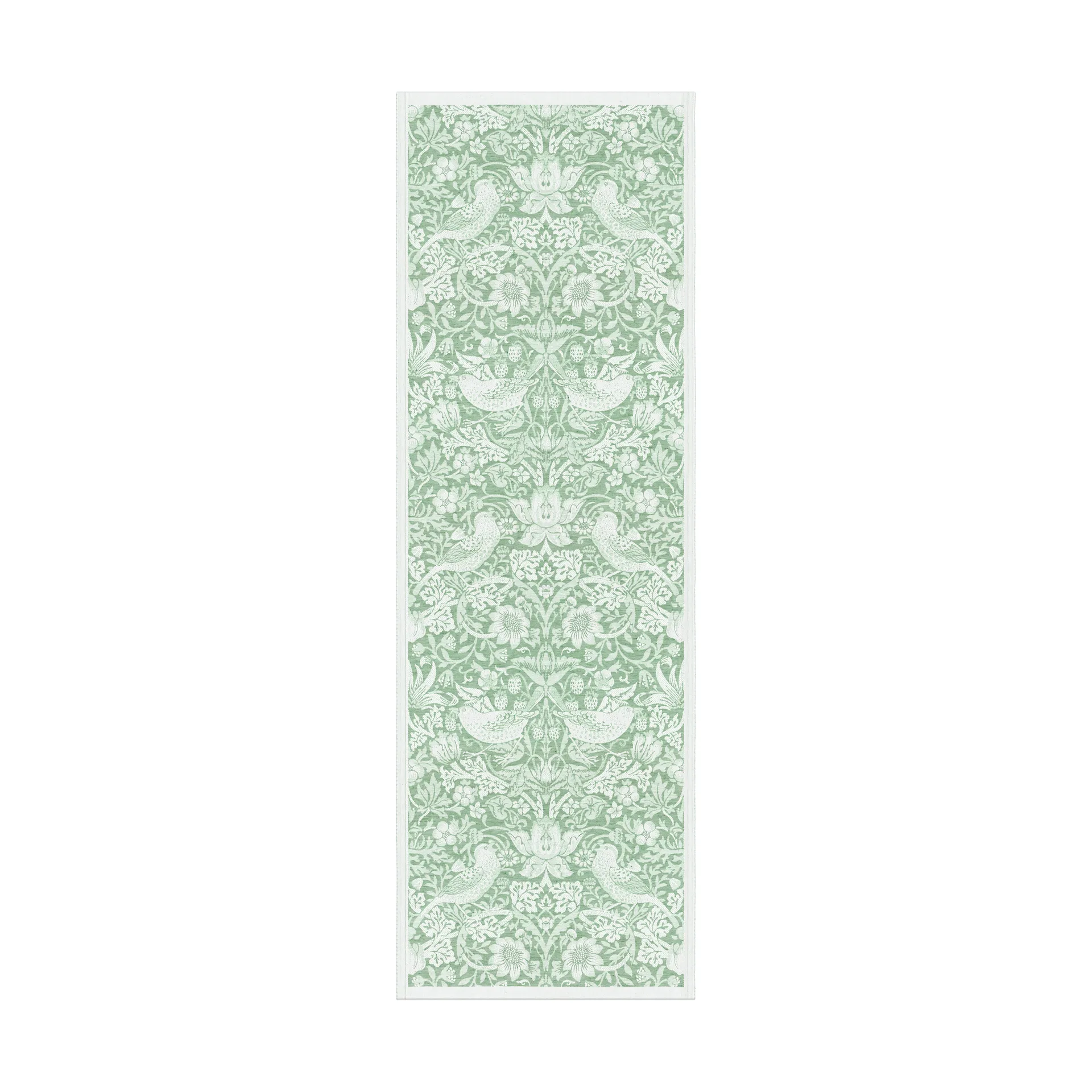 Strawberry Thief bordløber 50x150 cm, Grøn Ekelund Linneväveri