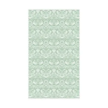 Strawberry Thief dug 150x250 cm - Grøn - Ekelund Linneväveri