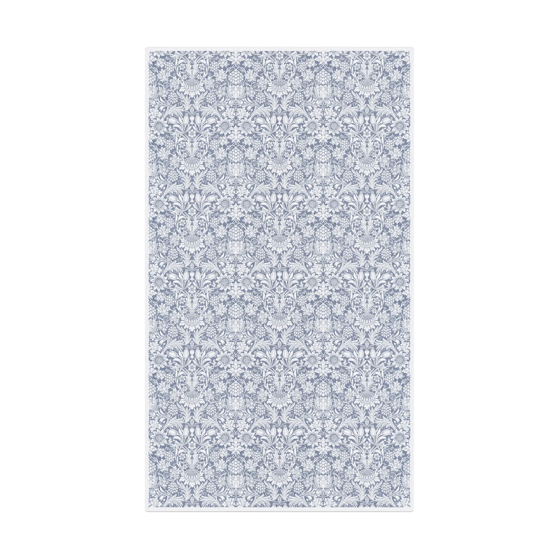 Sunflower borddug 150x250 cm, Blå Ekelund Linneväveri