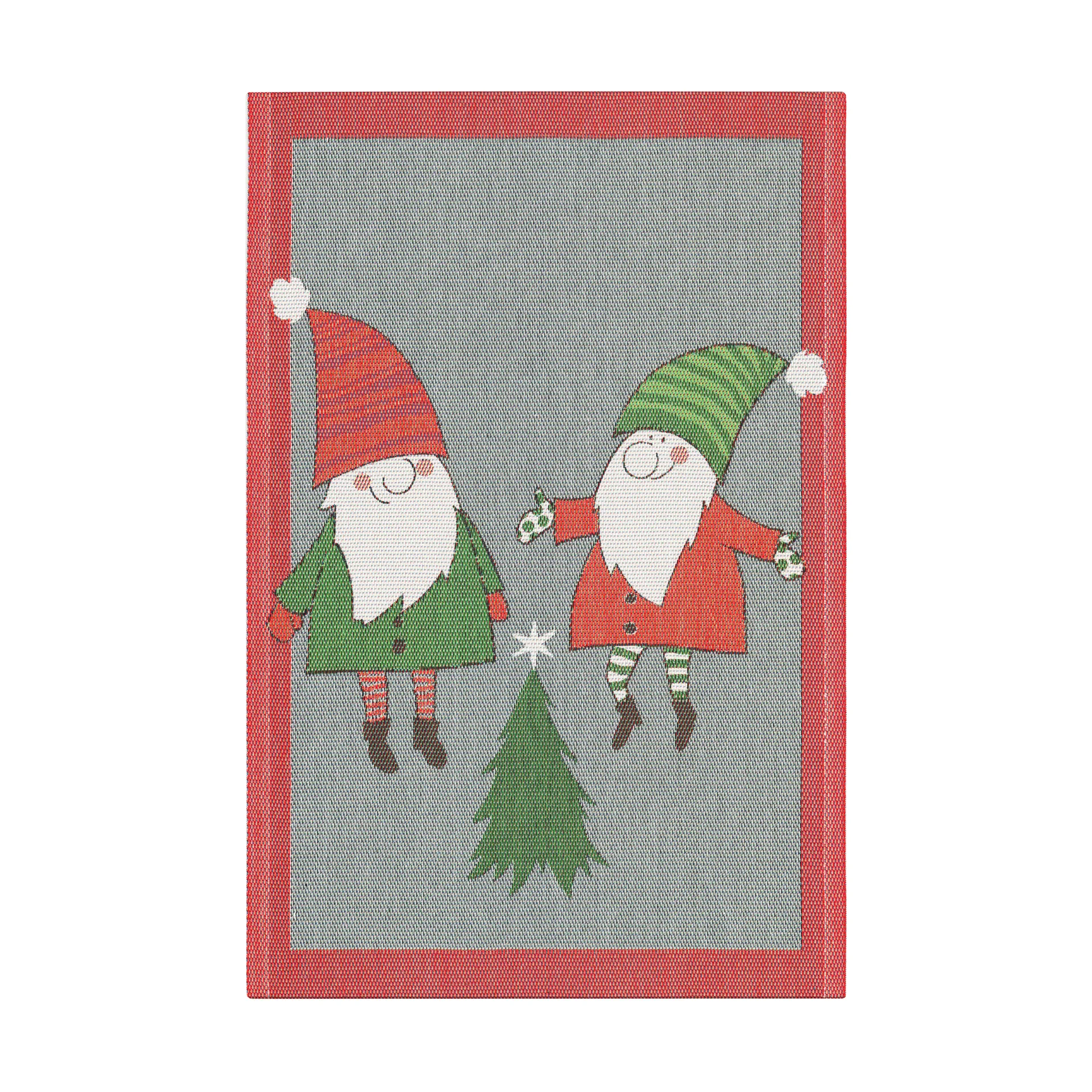 Tomtenissar viskestykke 40x60 cm, Multi Ekelund Linneväveri