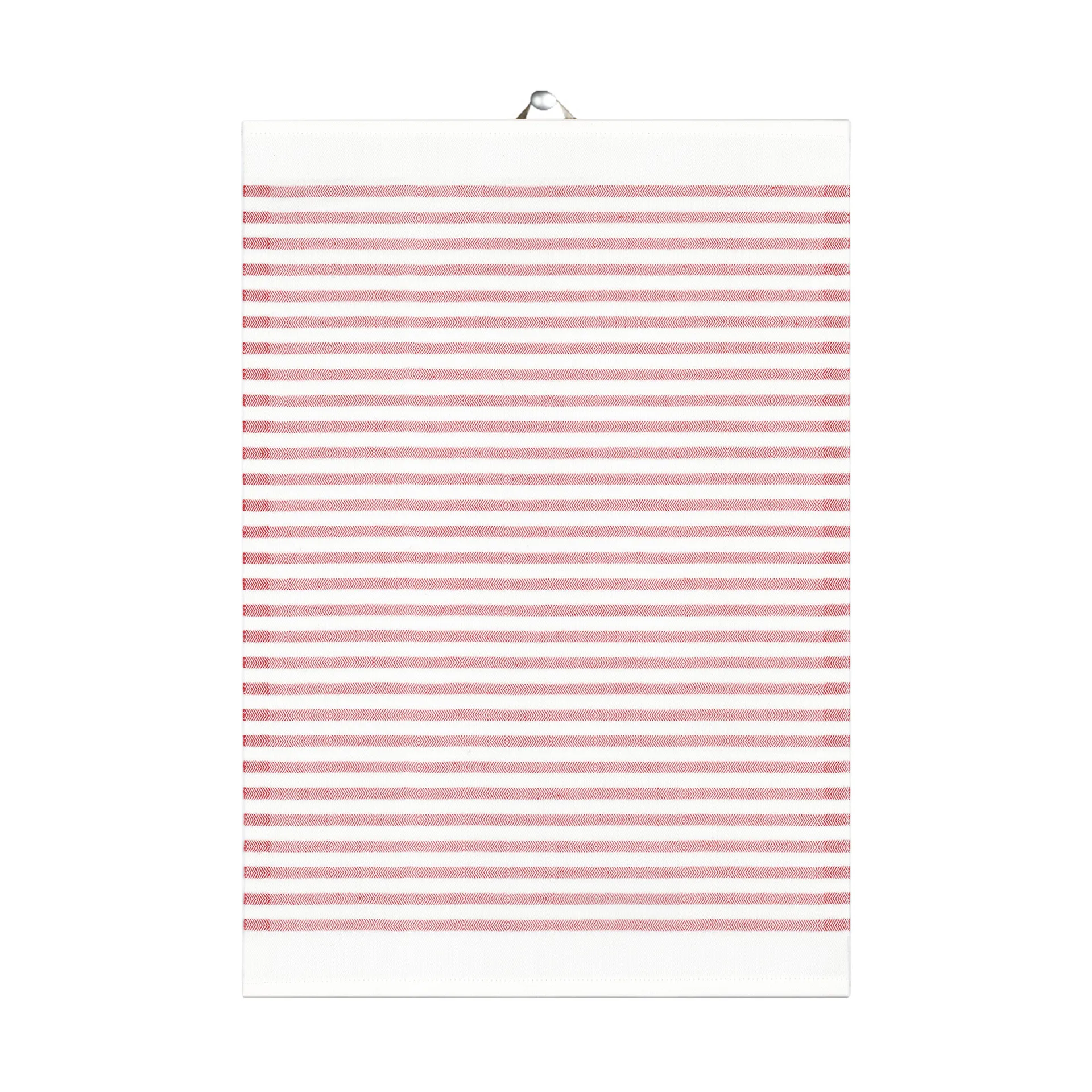 Tvärs viskestykke rød, 35x50 cm Ekelund Linneväveri