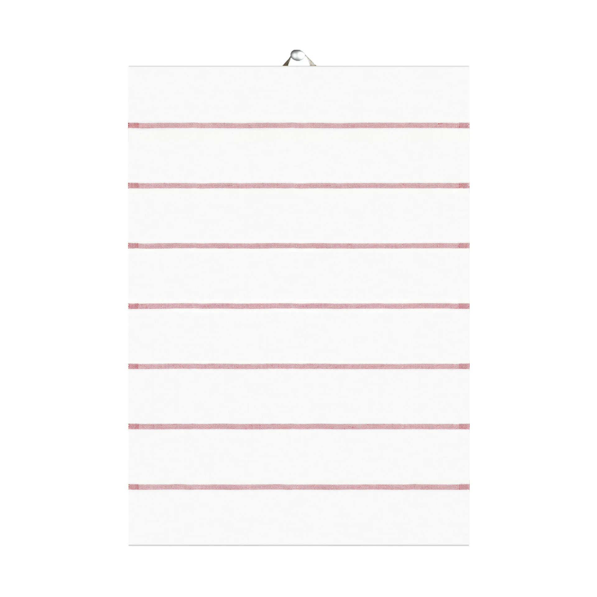 Tvärs viskestykke rød, 50x70 cm Ekelund Linneväveri