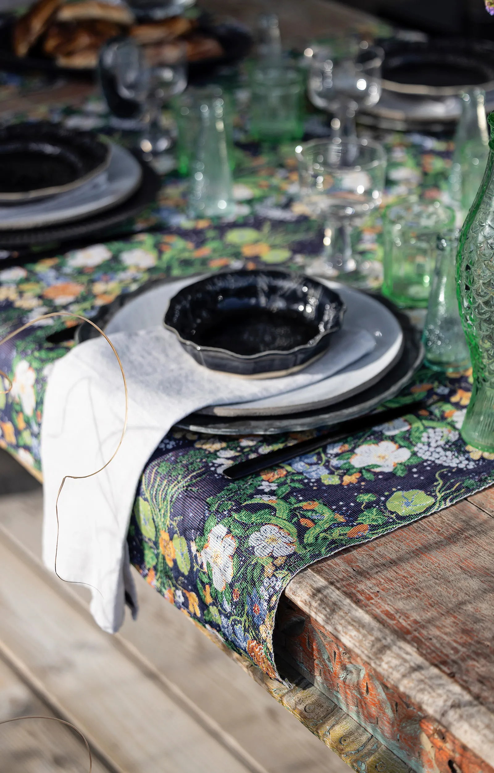 Värme bomuldsplaid 140x170 cm, Rød Ekelund Linneväveri