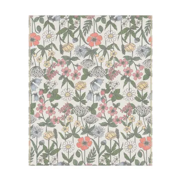 Vildblommor bomuldsplaid 140x170 cm - Flerfarvet - Ekelund Linneväveri