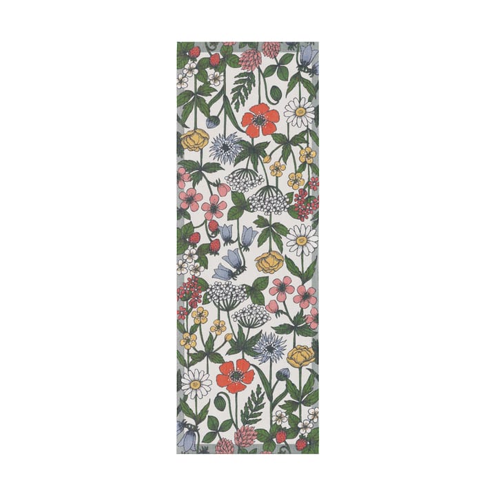 Vildblommor bordløber 35x100 cm - Flerfarvet - Ekelund Linneväveri