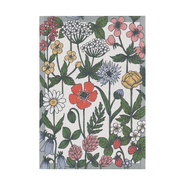 Vildblommor viskestykke 35x50 cm - Flerfarvet - Ekelund Linneväveri