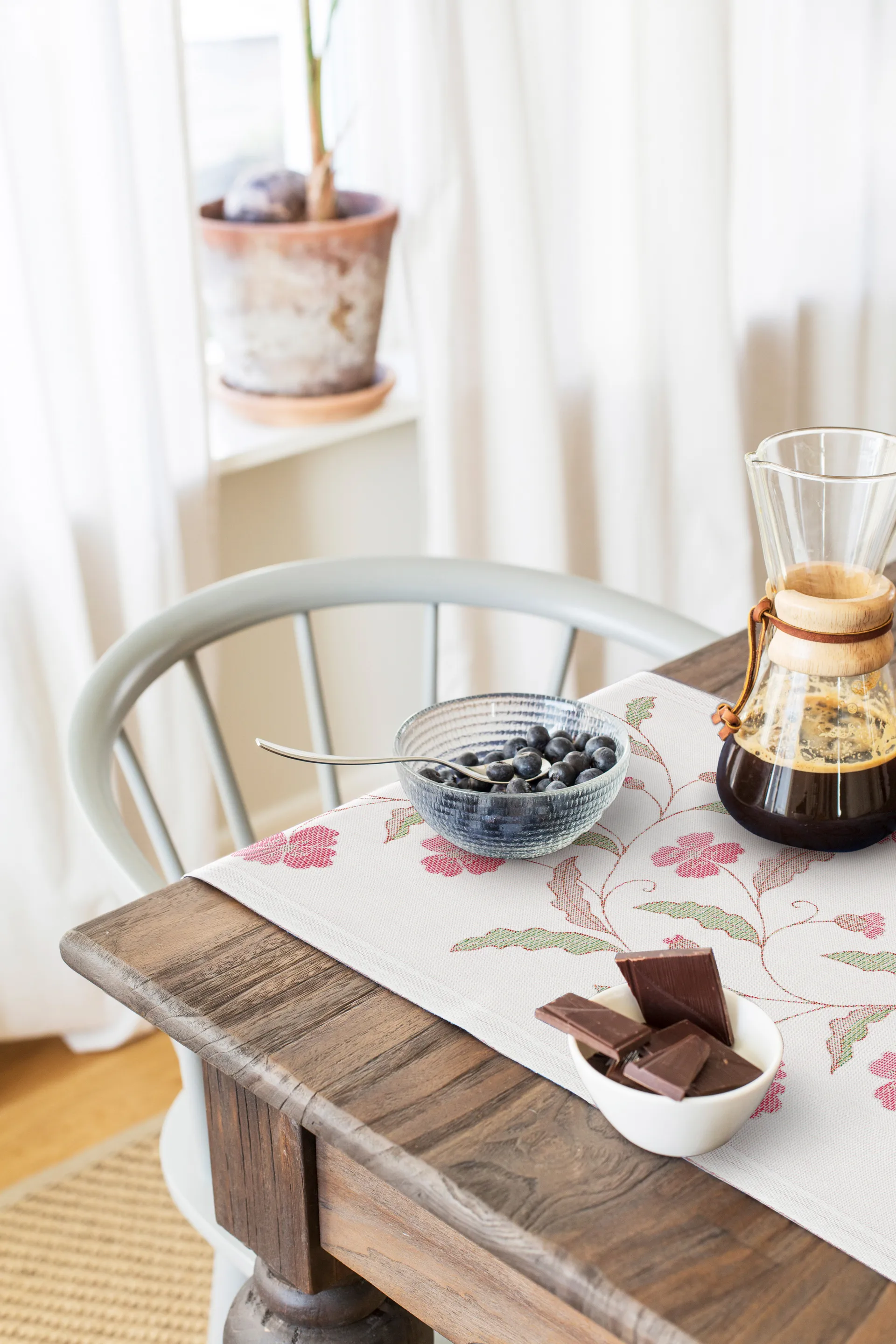 Vindvalmue løber, 35x120 cm Ekelund Linneväveri