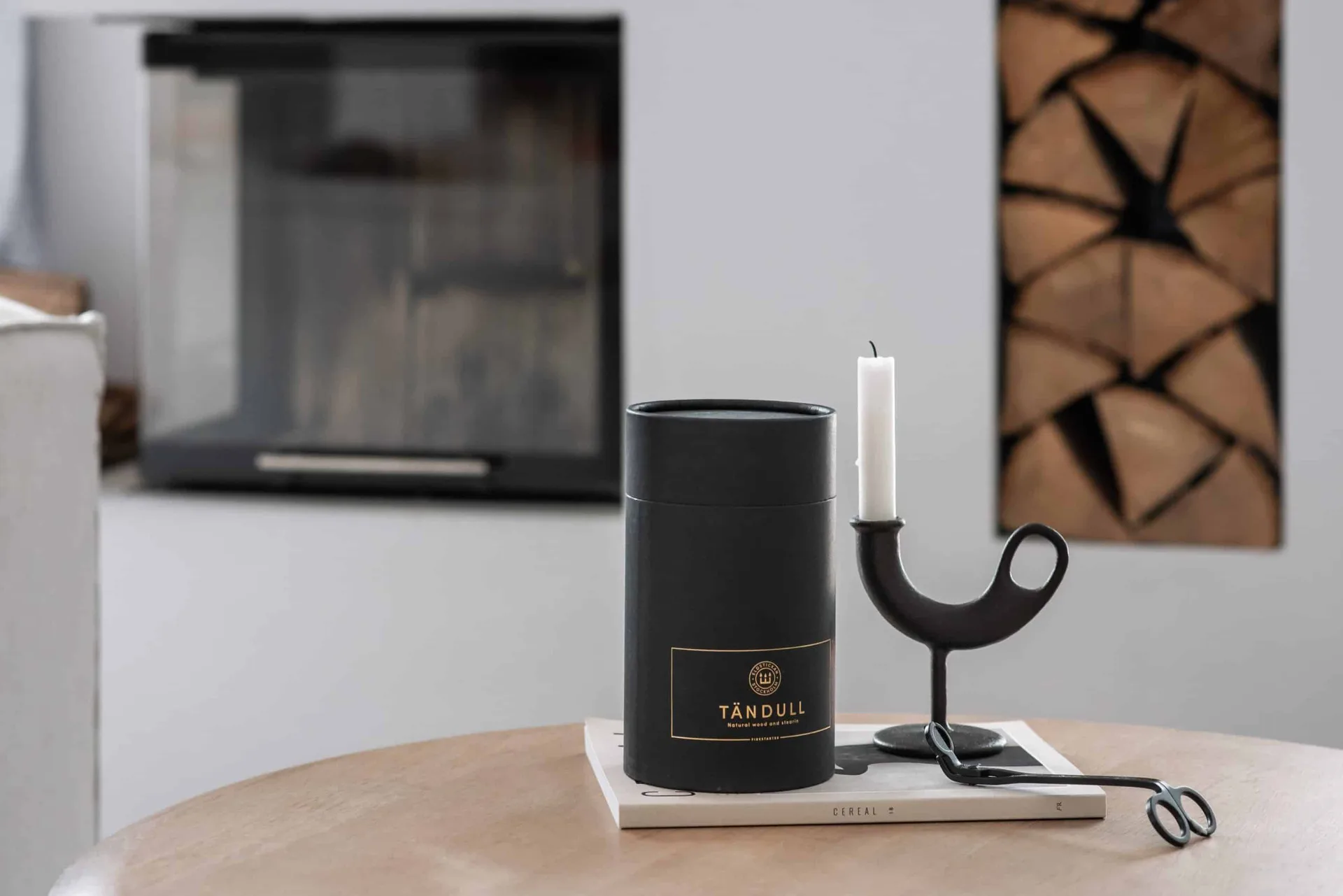 Eldstickan tændull rund, Sort Eldstickan