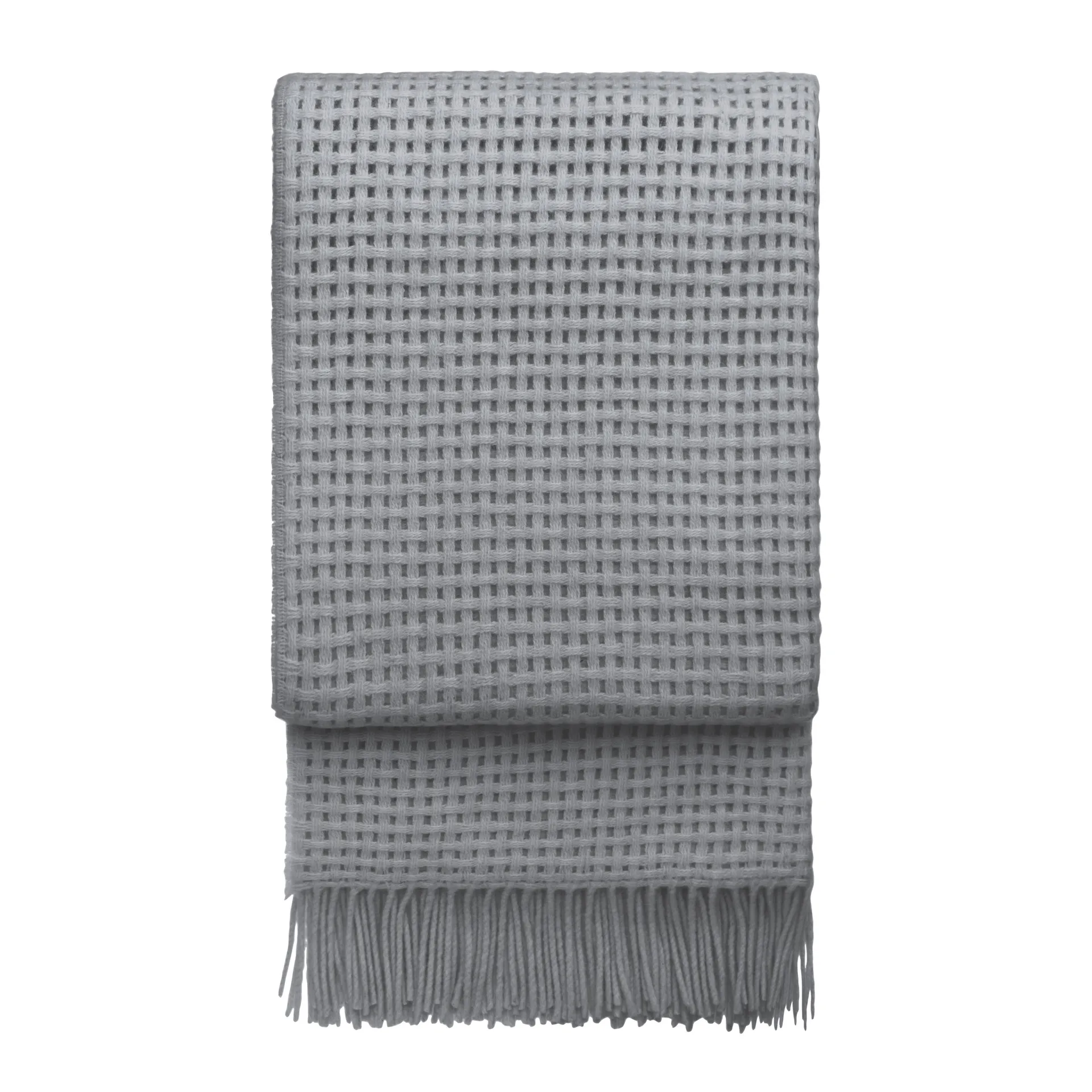 Basket plaid 130x200 cm, lysegrå Elvang Denmark