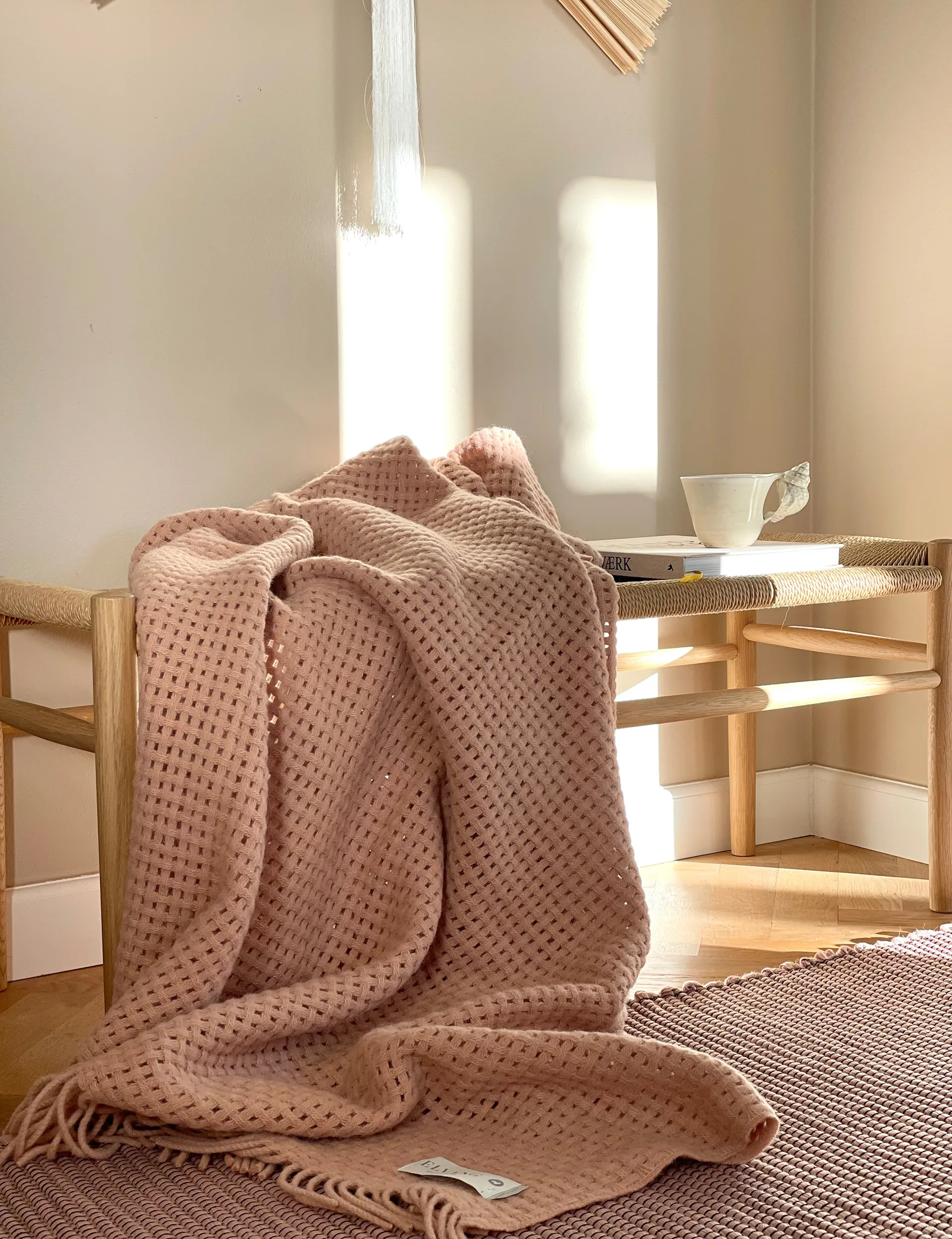 Basket plaid 130x200 cm, Nude Elvang Denmark