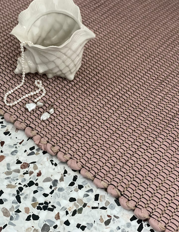 Hazelnut tæppe 60x180 cm, Light rose Elvang Denmark