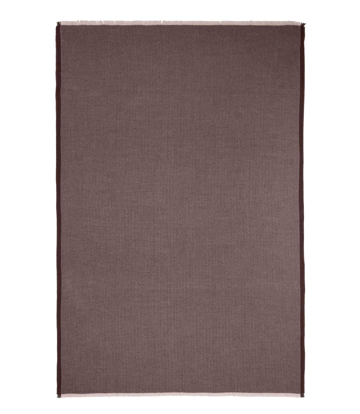 Herringbone plaid 130x190 cm, Chocolate/Beige Elvang Denmark