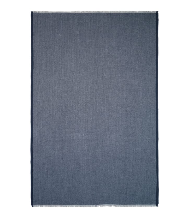 Herringbone plaid 130x190 cm, Dark blue/Grey Elvang Denmark
