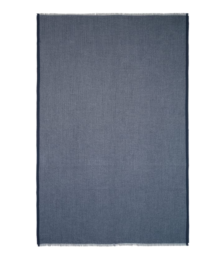 Herringbone plaid 130x190 cm - Dark blue/Grey - Elvang Denmark