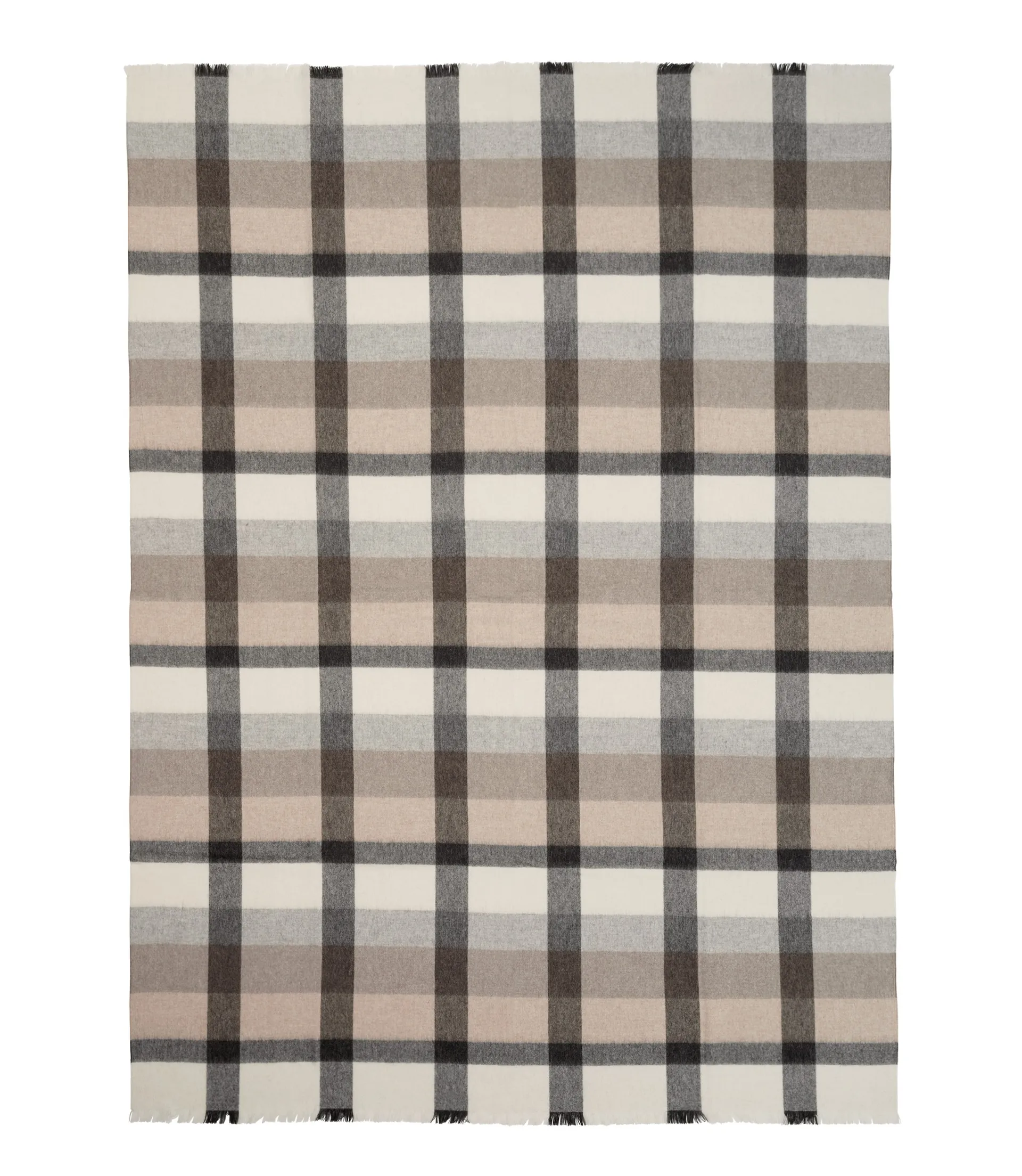 Intersection plaid 130x190 cm, Camel/Grey Elvang Denmark