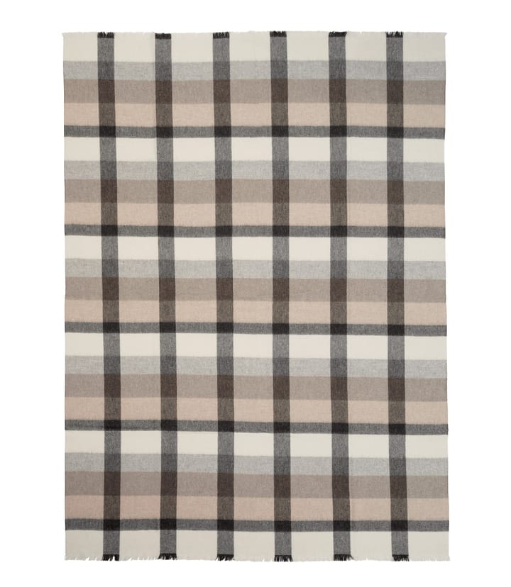 Intersection plaid 130x190 cm - Camel/Grey - Elvang Denmark