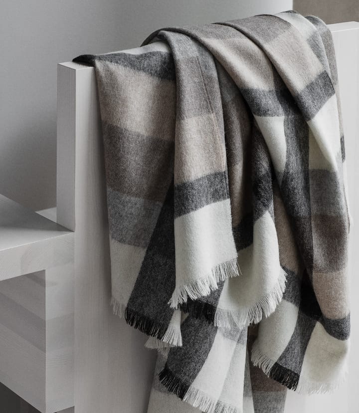 Intersection plaid 130x190 cm - Camel/Grey - Elvang Denmark
