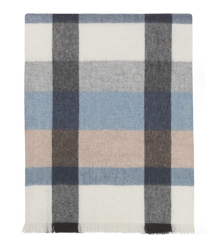 Intersection plaid 130x190 cm - Ocean blue/Grey - Elvang Denmark