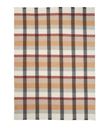 Intersection plaid 130x190 cm - Rusty red/Grey - Elvang Denmark