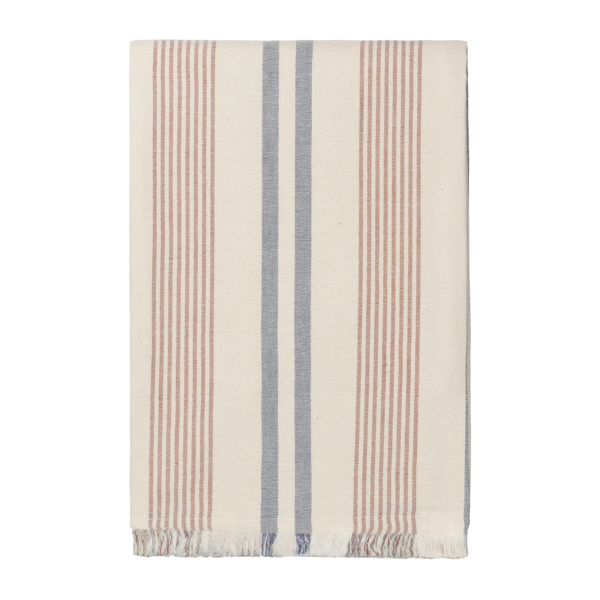 Iris plaid 130x215 cm, Blue/Rusty red Elvang Denmark