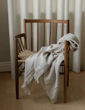 Lavender plaid 130x180 cm - Beige - Elvang Denmark