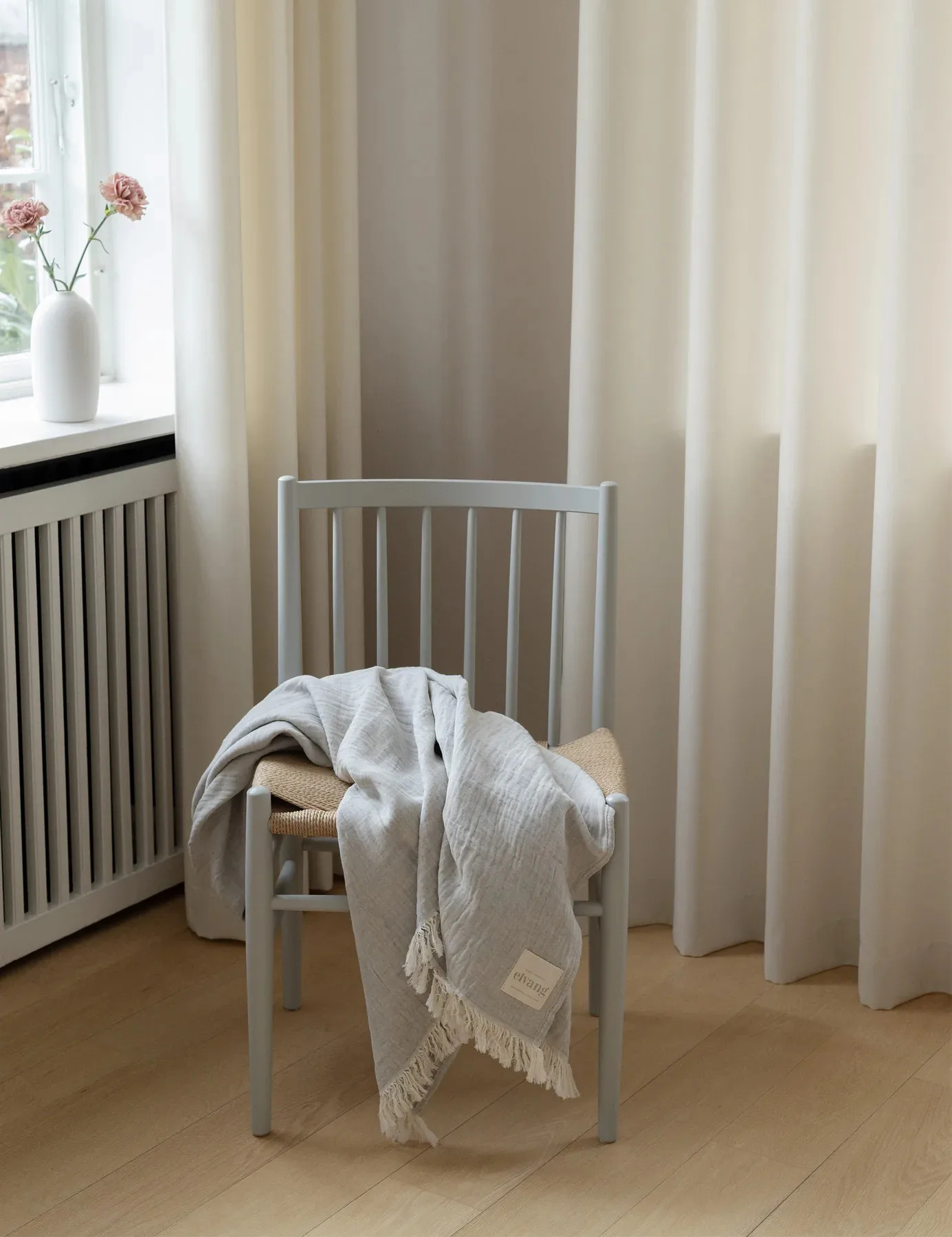 Lavender plaid 130x180 cm, Grey Elvang Denmark