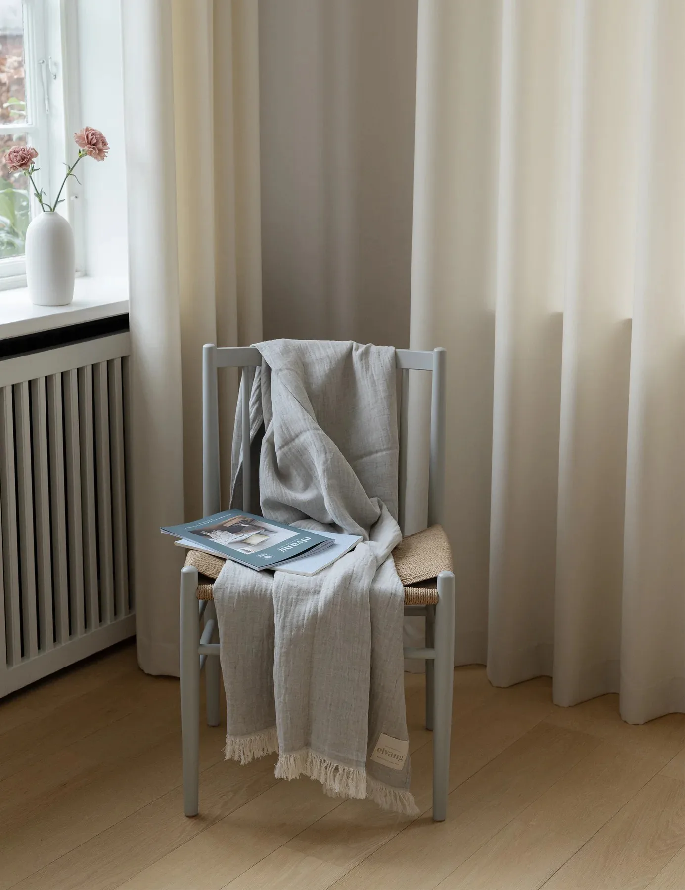 Lavender plaid 130x180 cm, Grey Elvang Denmark