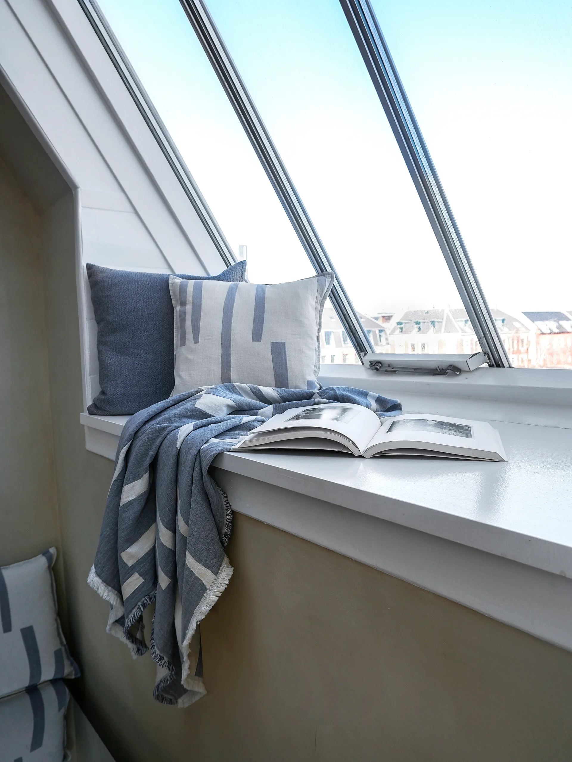 Lyme Grass plaid 130x180 cm, Blue Elvang Denmark