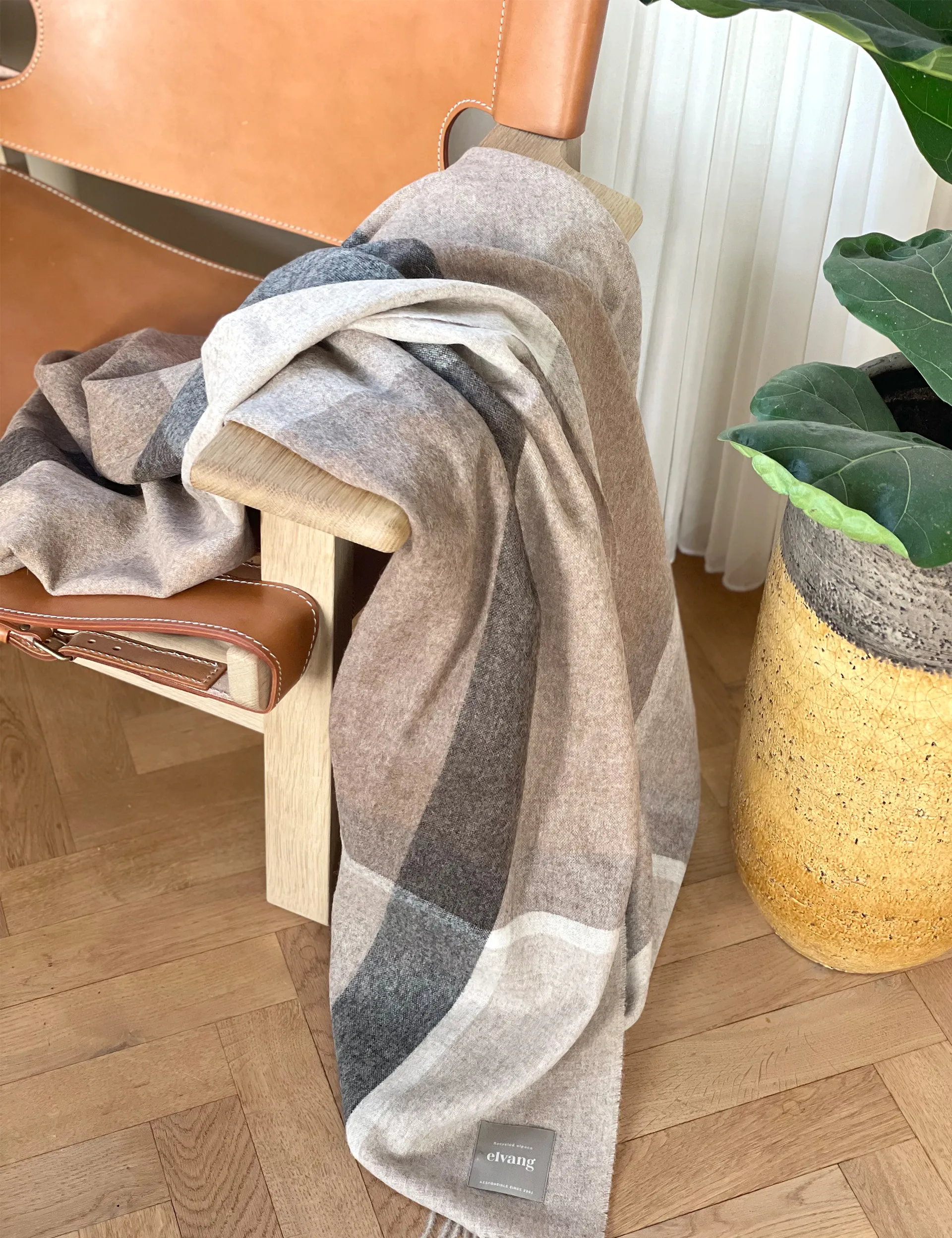 Manhattan plaid, Beige Elvang Denmark