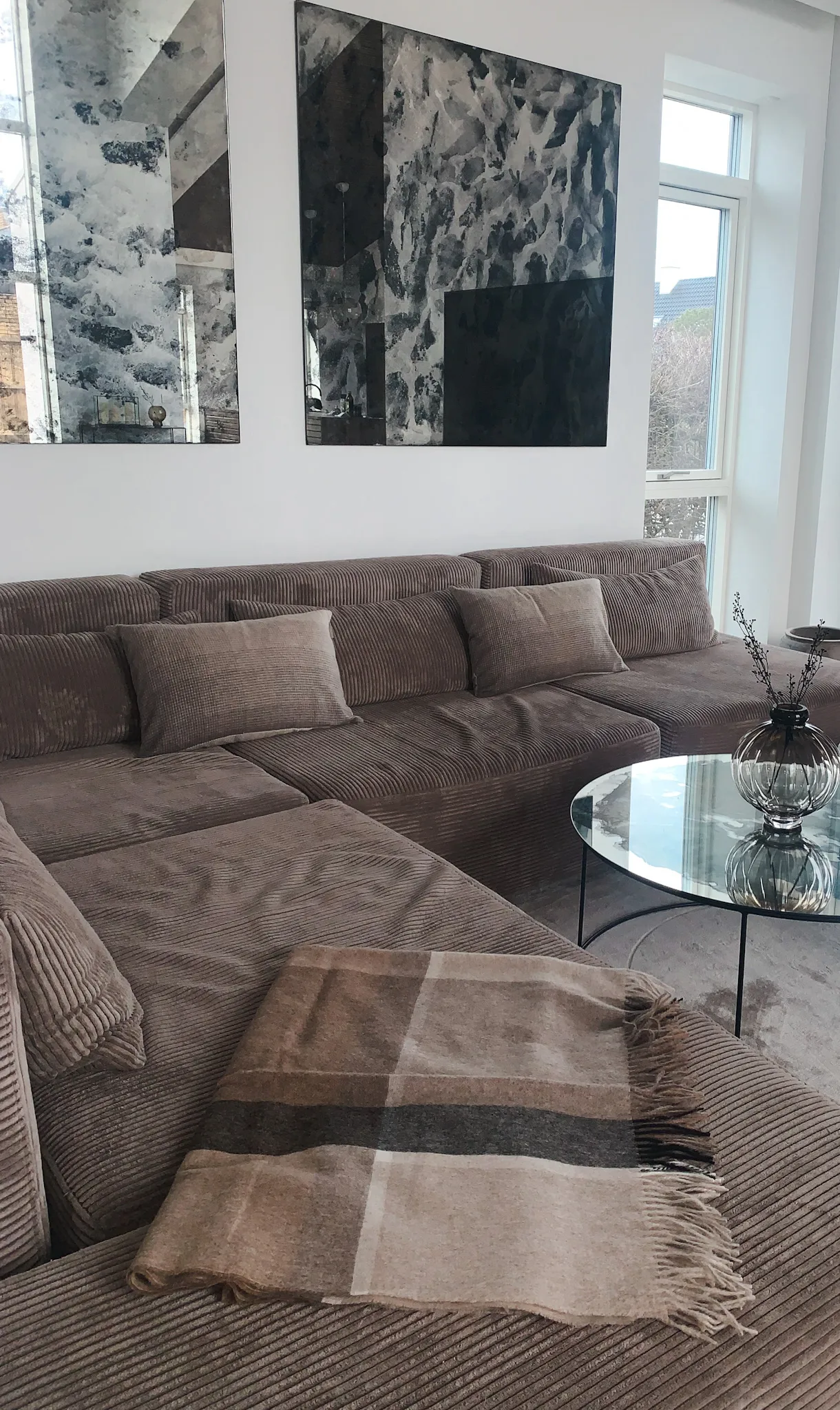 Manhattan plaid, Beige Elvang Denmark