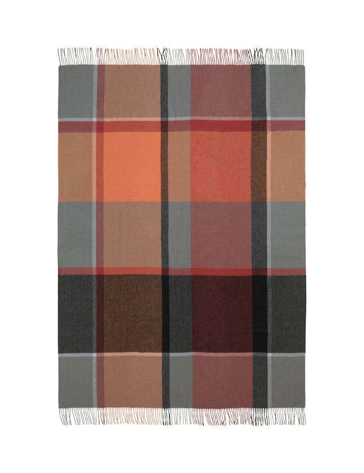 Manhattan plaid, terracotta-red magma Elvang Denmark