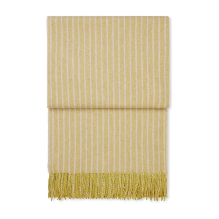 Stripes uldplaid 130x200 cm - Light yellow - Elvang Denmark