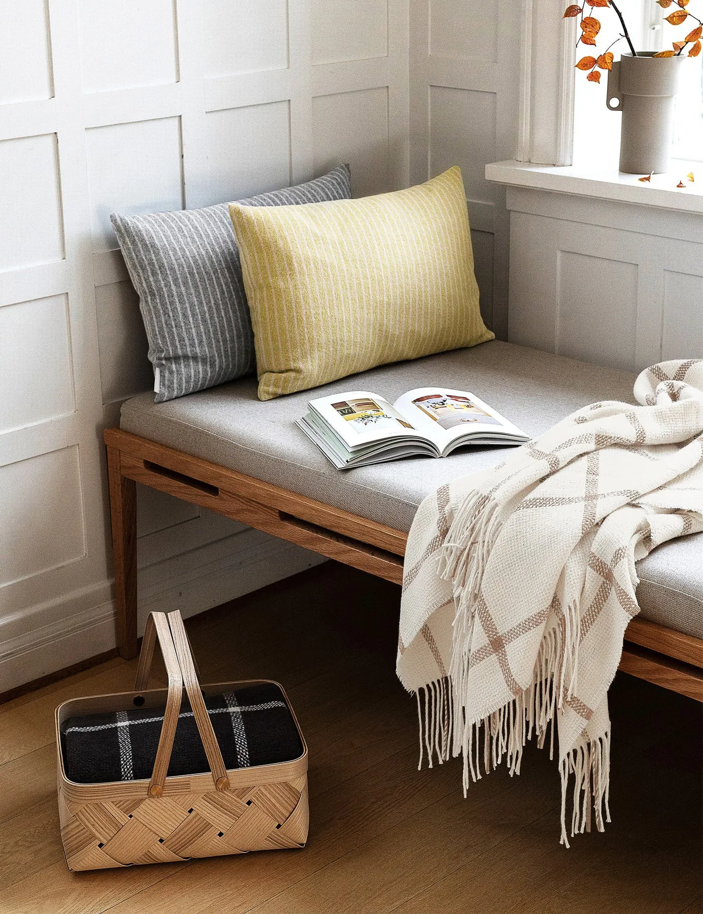 Tartan plaid 130x190 cm, Ivory Elvang Denmark