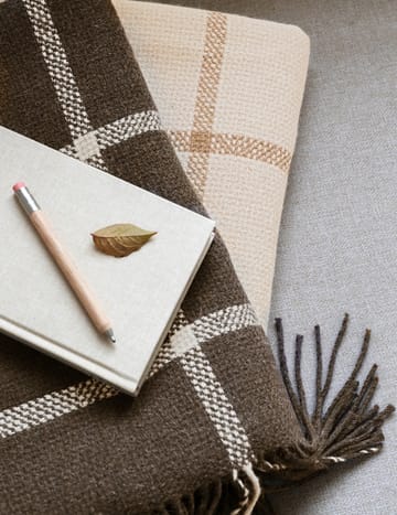 Tartan plaid 130x190 cm - Ivory - Elvang Denmark