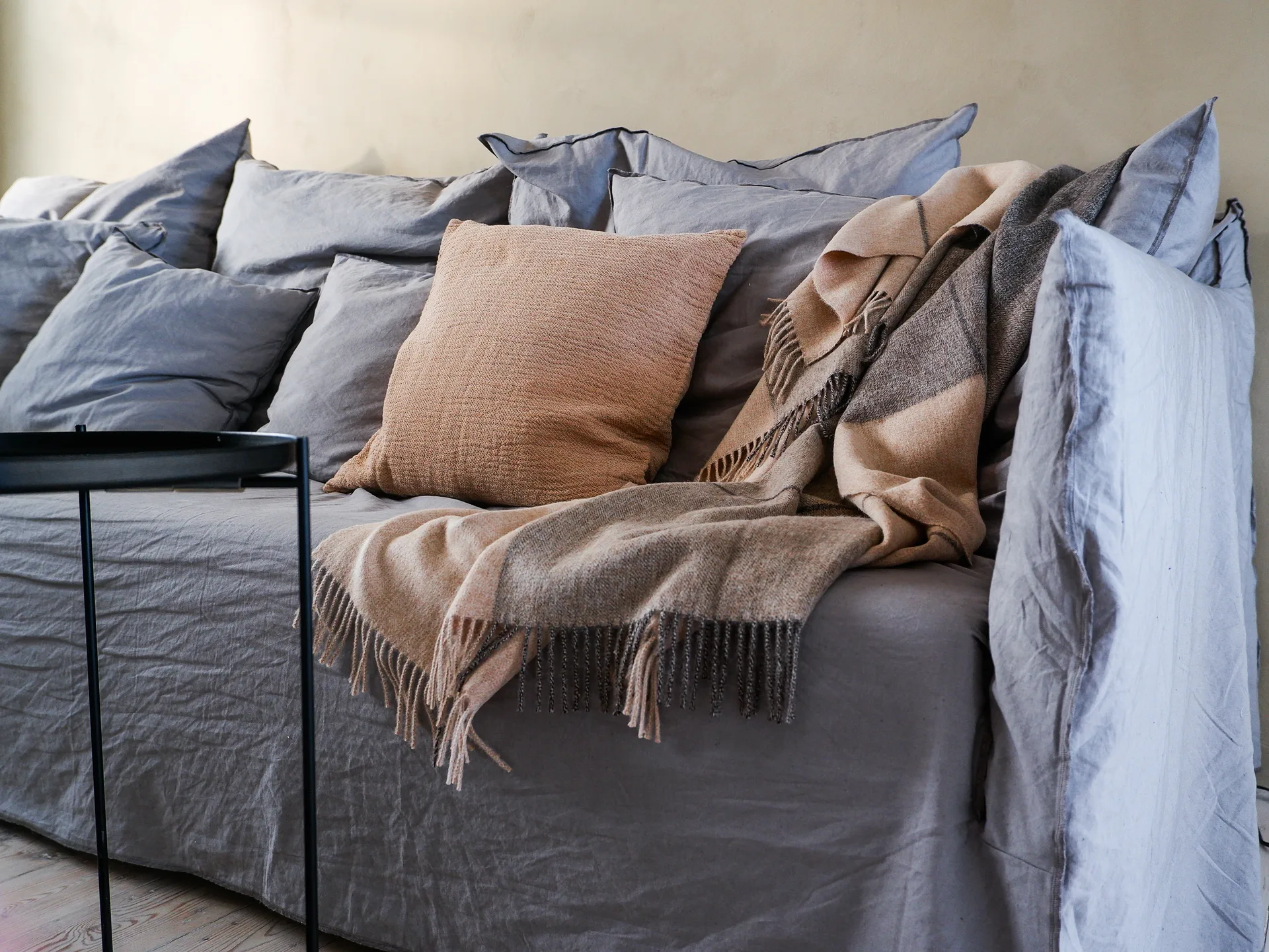 Thyme pudebetræk 50x50 cm, Beige Elvang Denmark