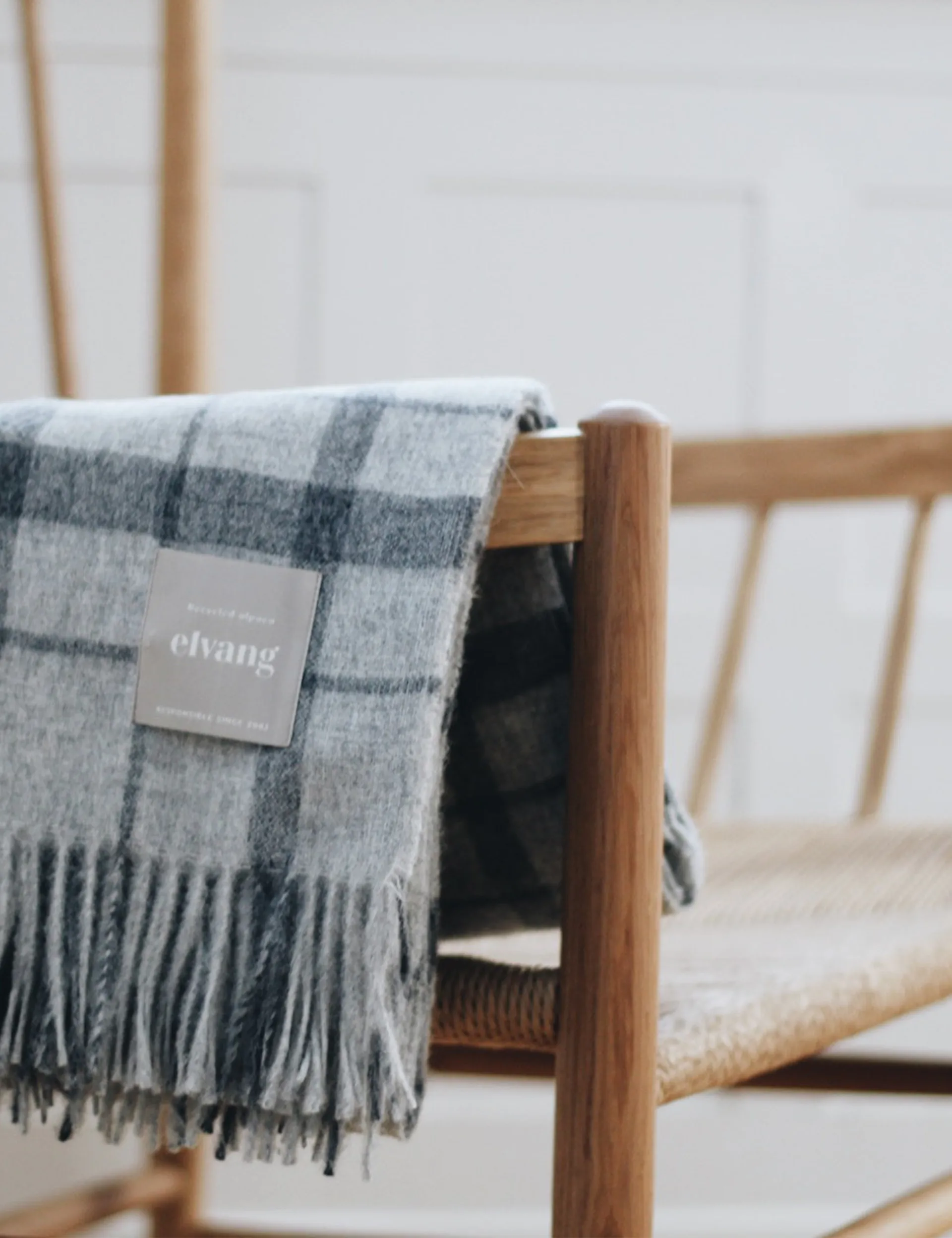 Tweed plaid 130x200 cm, Grey Elvang Denmark