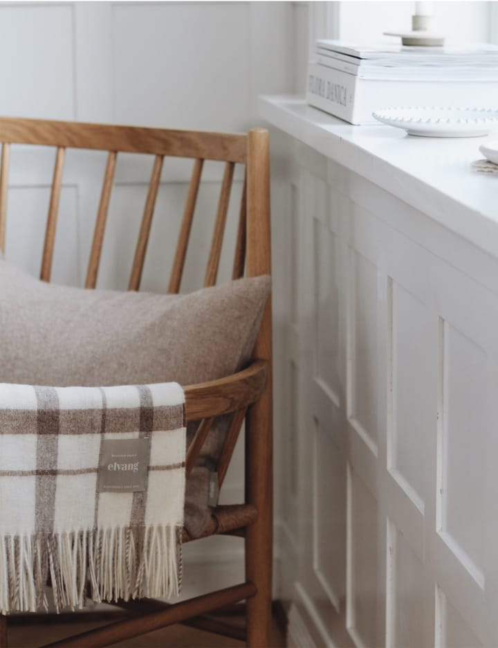 Tweed plaid 130x200 cm, Mocca Elvang Denmark