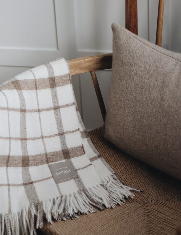 Tweed plaid 130x200 cm, Mocca Elvang Denmark
