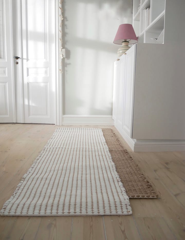 Walnut tæppe 60x150 cm, Ivory Elvang Denmark