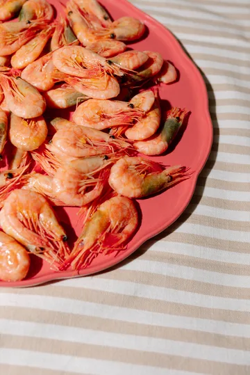 Emile Henry Madeleine serveringsfad - Bubblegum, rund - Emile Henry