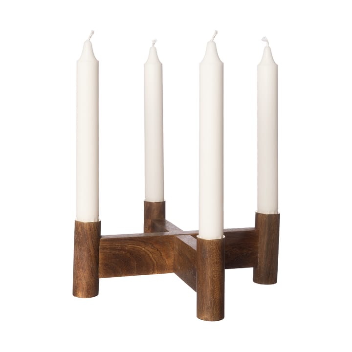 Ernst adventsstage Ø22x8 cm - Mørkebrun - ERNST