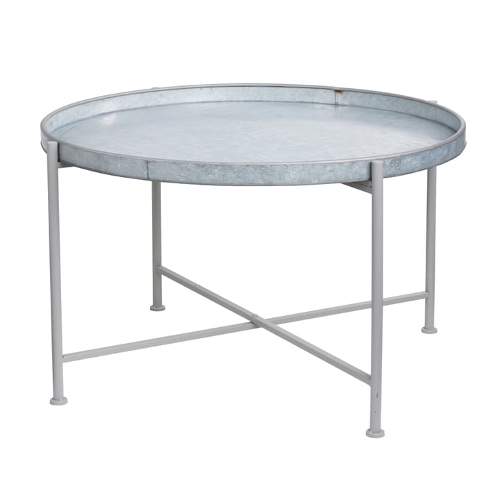 Ernst bakkebord lavt Ø70 cm - Galvaniseret plade - ERNST