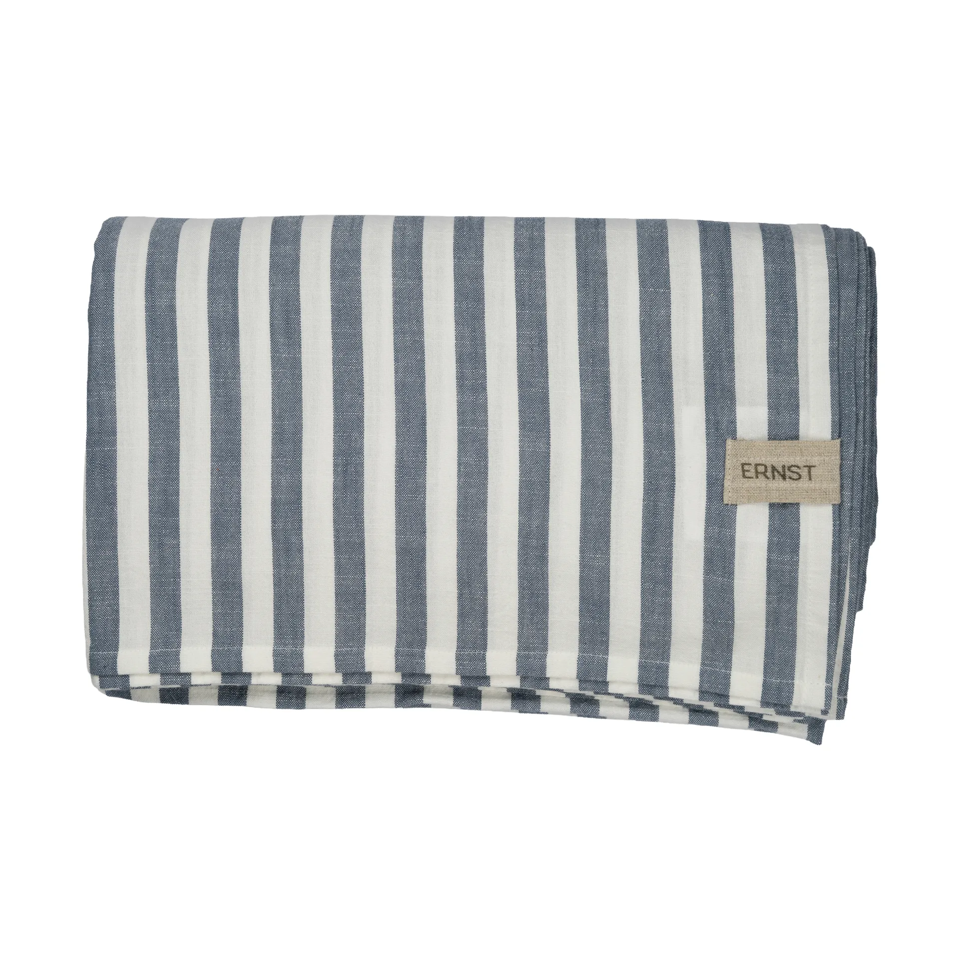 Ernst borddug stribet 145x300 cm, Blå-hvid ERNST