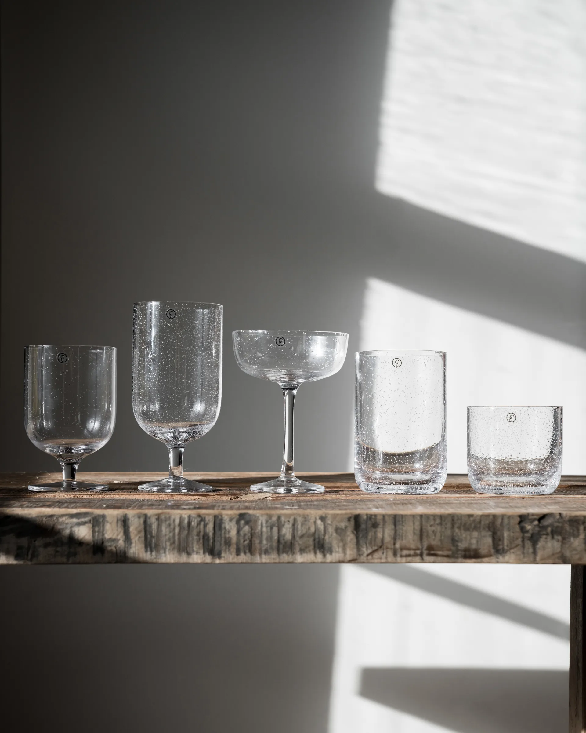 Ernst drikkeglas boblet glas 25 cl 2-pak, Klar ERNST