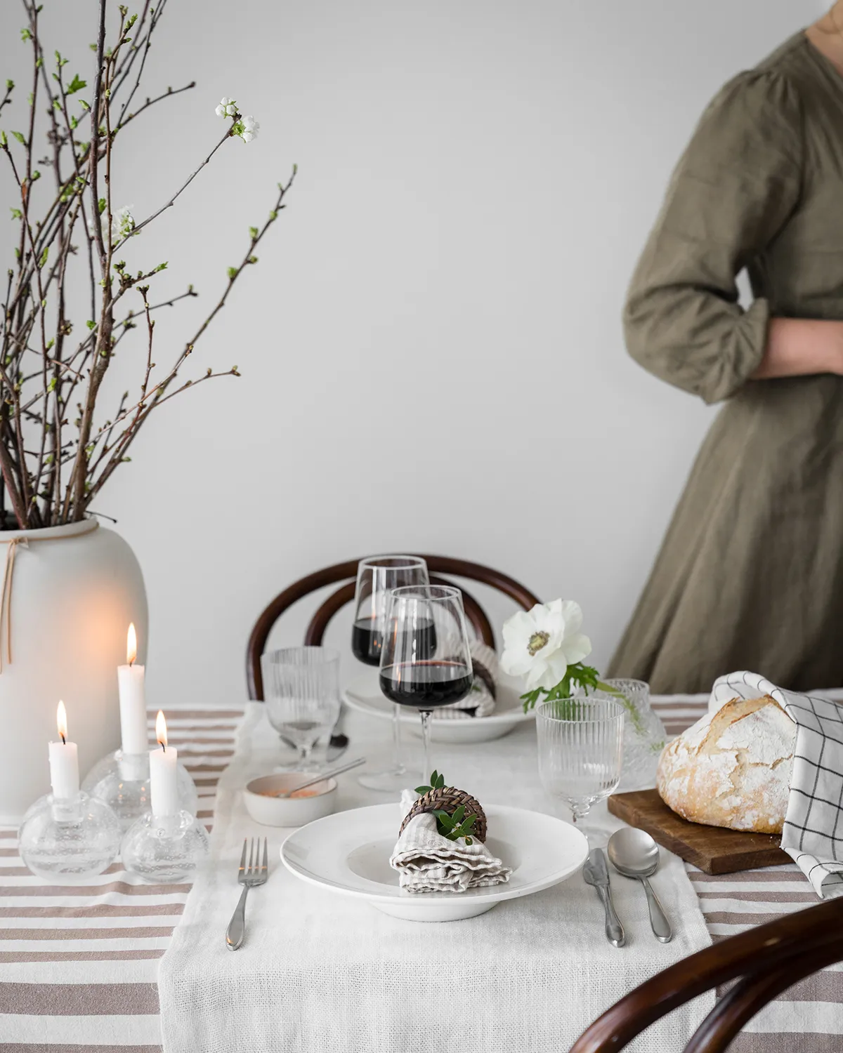 Ernst dyb tallerken Ø25 cm, Vanilje ERNST