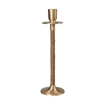 Ernst flettet lysestage - Messing, Ø8x25 cm - ERNST