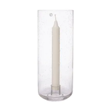 Ernst fyrfadsstage i glas - Ø11x25 cm - ERNST