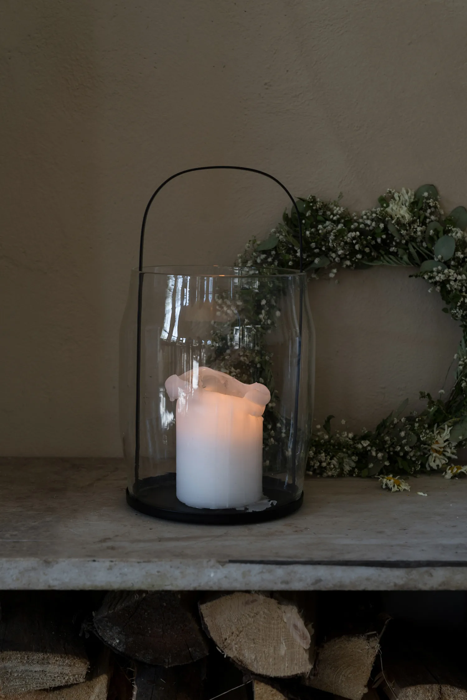 Ernst fyrfadsstage-lanterne Ø16x30 cm, Sort ERNST